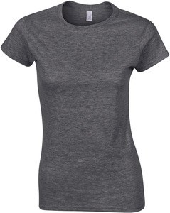 Gildan GI6400L - Women's 100% Cotton T-Shirt Dark Heather