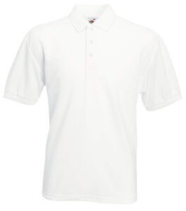 Fruit of the Loom 63-402-0 - Piqué Polo Mischgewebe White