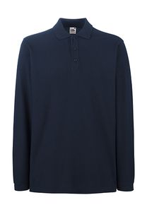 Fruit of the Loom 63-310-0 - Premium Long Sleeve Polo Deep Navy