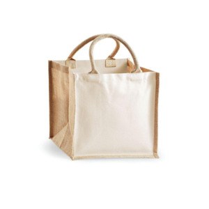 Westford Mill WM421 - Printers' midi jute bag Natural