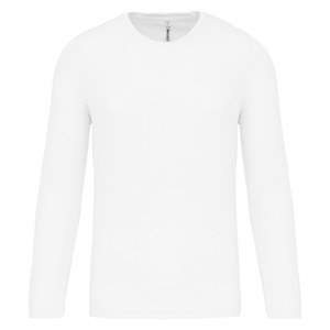 ProAct PA443 - Men's Long Sleeve Sports T-Shirt White