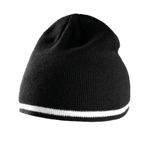 K-up KP515 - BEANIE HAT WITH BI-COLOUR BOTTOM BAND