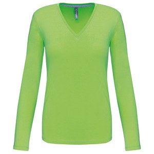 Kariban K382 - LADIES LONG SLEEVE V-NECK T-SHIRT