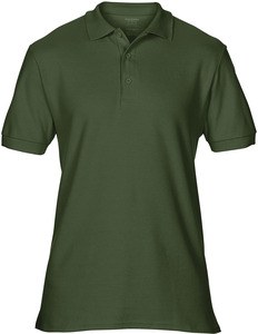 Gildan GI85800 - PREMIUM COTTON ADULT DOUBLE PIQUÉ SPORT SHIRT Forest Green