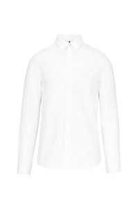 Kariban K516 - MENS LONG SLEEVE WASHED OXFORD SHIRT