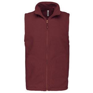 Kariban K913 - LUCA - ZIP THROUGH MICRO FLEECE GILET Wine