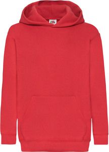 Fruit of the Loom SC62043 - Kids Hooded Sweat (62-034-0) Red