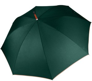 Kimood KI2020 - AUTOMATIC WOODEN UMBRELLA Bottle Green / Beige