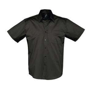 SOLS 16080 - Brooklyn Short Sleeve Cotton Twill Mens Shirt