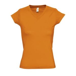 SOL'S 11388 - MOON Women's V Neck T Shirt Orange