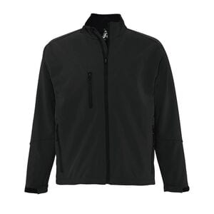 SOL'S 46600 - RELAX Men's Soft Shell Zipped Jacket Black