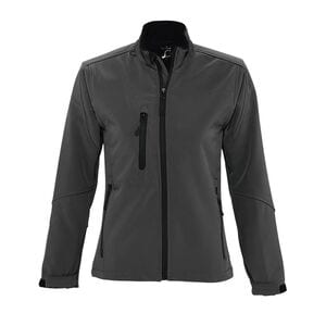 SOL'S 46800 - ROXY Women's Soft Shell Zipped Jacket Anthracite