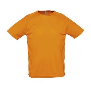 SOL'S 11939 - SPORTY Raglan Sleeve T Shirt Orange fluo