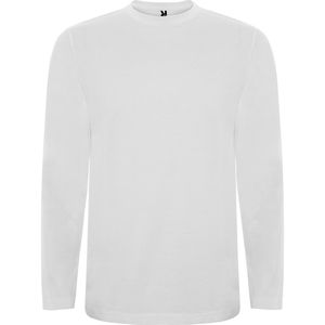 Roly CA1217 - EXTREME Long-sleeve t-shirt in tubular fabric and 4-layer crew neck White
