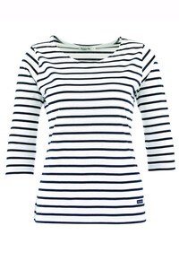 Armor lux AM225 - Cap Coz Ladies’ Breton Shirt Blanc/Navire