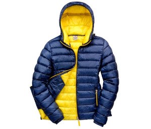 Result RS94F - Ladies' Snow Bird Padded Jacket Navy/Yellow