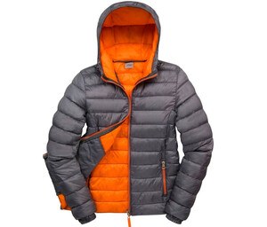 Result RS94F - Ladies' Snow Bird Padded Jacket Grey/Orange