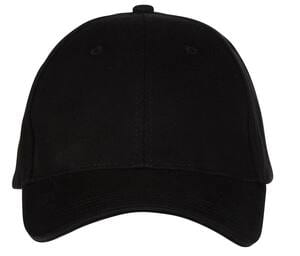 Black&Match BM911 - 6-panel sandwich cap Black/Black