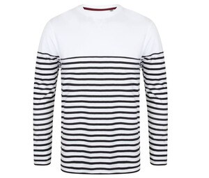 Front row FR134 - Long Sleeved Breton Striped T