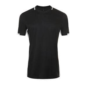 SOL'S 01717 - CLASSICO Adults' Contrast Shirt Black / White