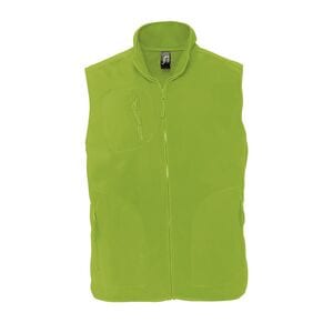 SOL'S 51000 - NORWAY Unisex Sleeveless Fleece Cardigan Lime