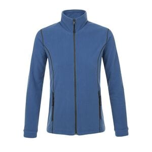 SOL'S 00587 - NOVA WOMEN Micro Fleece Zipped Jacket Slate Blue/Grey 