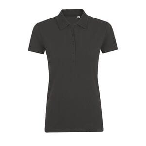 SOL'S 01709 - PHOENIX WOMEN Cotton Elastane Polo Shirt Charcoal Melange