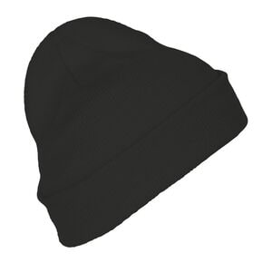 SOL'S 01664 - PITTSBURGH Solid Colour Beanie With Cuffed Design Black