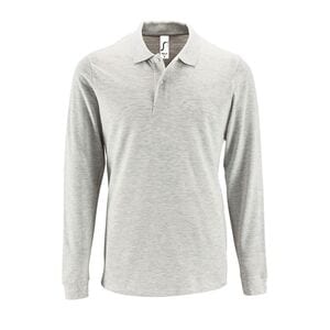 SOL'S 02087 - Perfect Lsl Men Long Sleeve Piqué Polo Shirt Ash