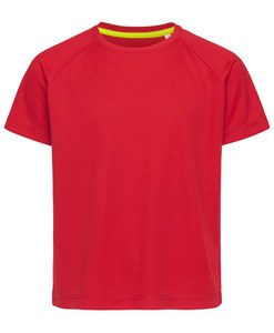 Stedman STE8570 - Crew neck T-shirt for children Stedman - ACTIVE 140 Crimson Red