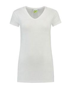 Lemon & Soda LEM1262 - T-shirt V-neck cot/elast SS for her White