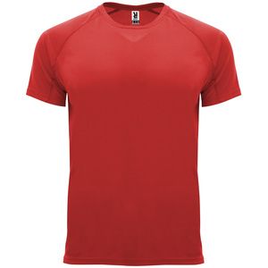 Roly CA0407 - BAHRAIN Technical short-sleeve raglan t-shirt Red