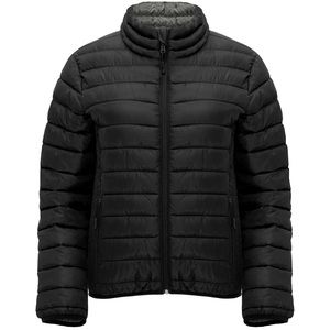 Roly RA5095 - FINLAND WOMAN Women's quilted jacket with feather touch padding Black