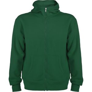 Roly CQ6421 - MONTBLANC Sweat hooded jacket with high neck and full zip Bottle Green