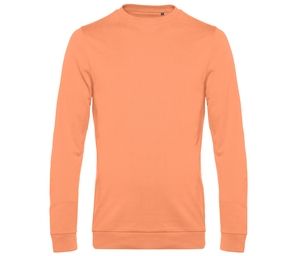 B&C BCU01W - Round neck sweatshirt Melon Orange