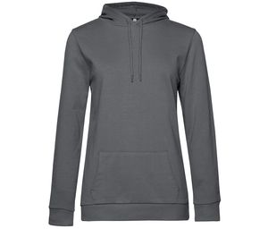 B&C BCW04W - Hooded sweatshirt # woman Elephant Grey