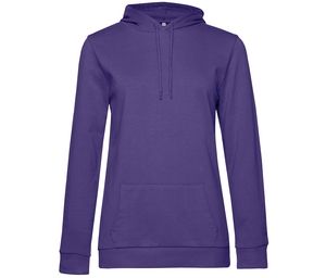 B&C BCW04W - Hooded sweatshirt # woman Radiant Purple