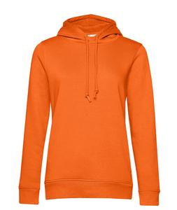 B&C BCW34B - Women's organic hoodie Pure Orange