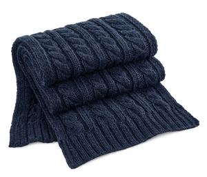 Beechfield BF499 - Cable pattern scarf Navy