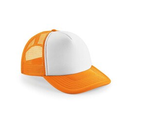 Beechfield BF64B - Kids Snapback Trucker Cap Orange / White