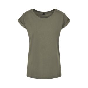 Build Your Brand BY021 - Women's T-shirt Olive Green