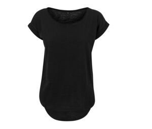 Build Your Brand BY036 - Women's t-shirt with extended back Black