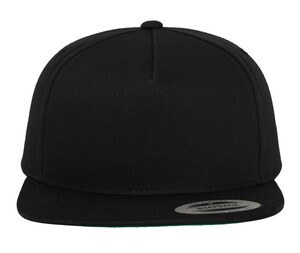 Flexfit FX6007 - Cap 5 Panel Snapback Black / Black