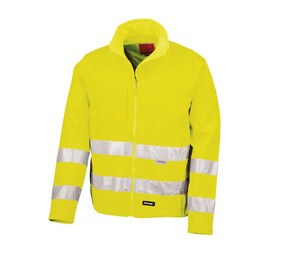 Result RS117 - Safe-Guard Hi-Vis Soft Shell Jacket Yellow