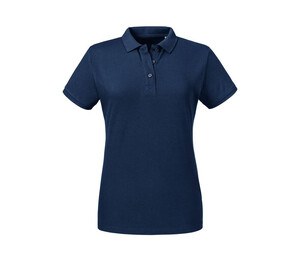 RUSSELL RU508F - Polo organique femme French Navy