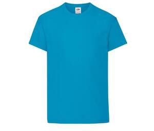 Fruit of the Loom SC1019 - Children's short-Sleeves T-Shirt Azure Blue