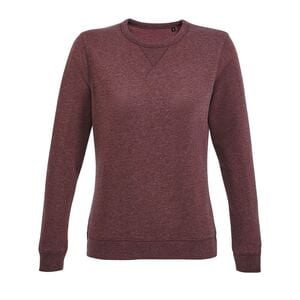 SOL'S 03104 - Sully Women Round Neck Sweatshirt Heather oxblood