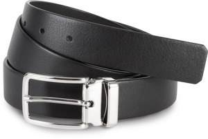 K-up KP807 - Classic belt in full grain leather - 30 mm Black