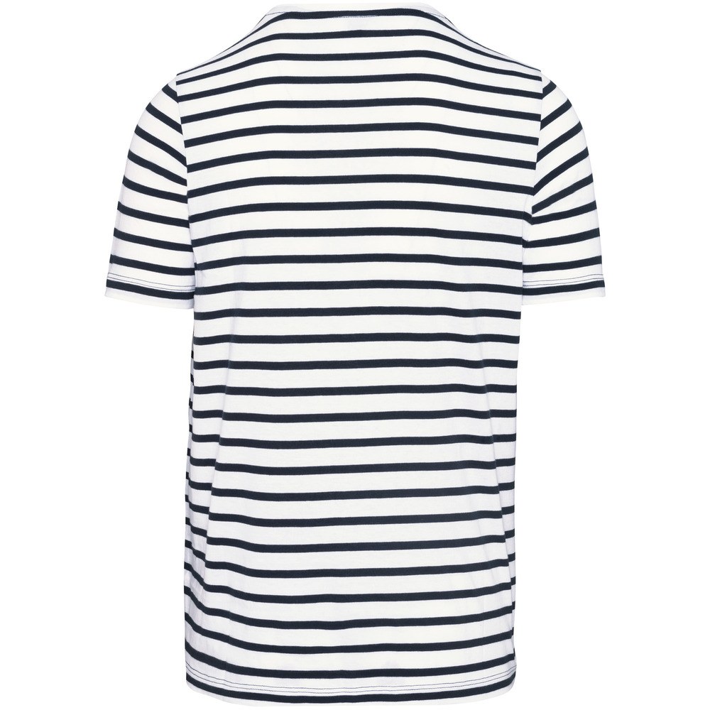 Kariban K378 - Striped short sleeve sailor t-shirt with pocket