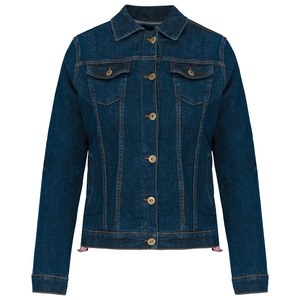 Kariban K6137 - Women's unlined denim jacket Blue Rinse
